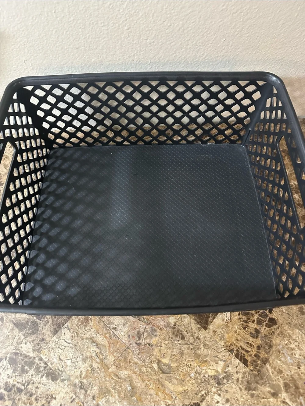 Black Plastic Basket